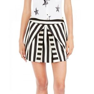 Sass & Bide pleated striped skirt